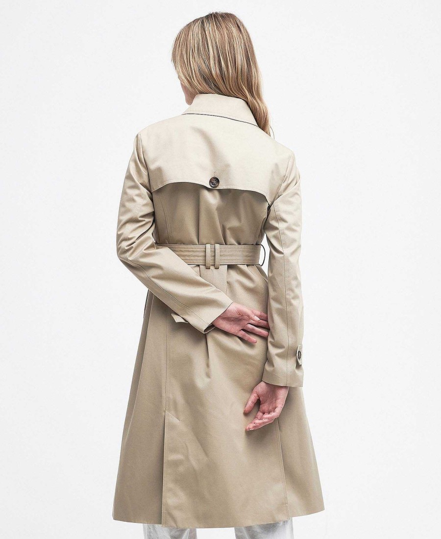 Women Barbour Trench Coats | Greta Showerproof Trench Coat