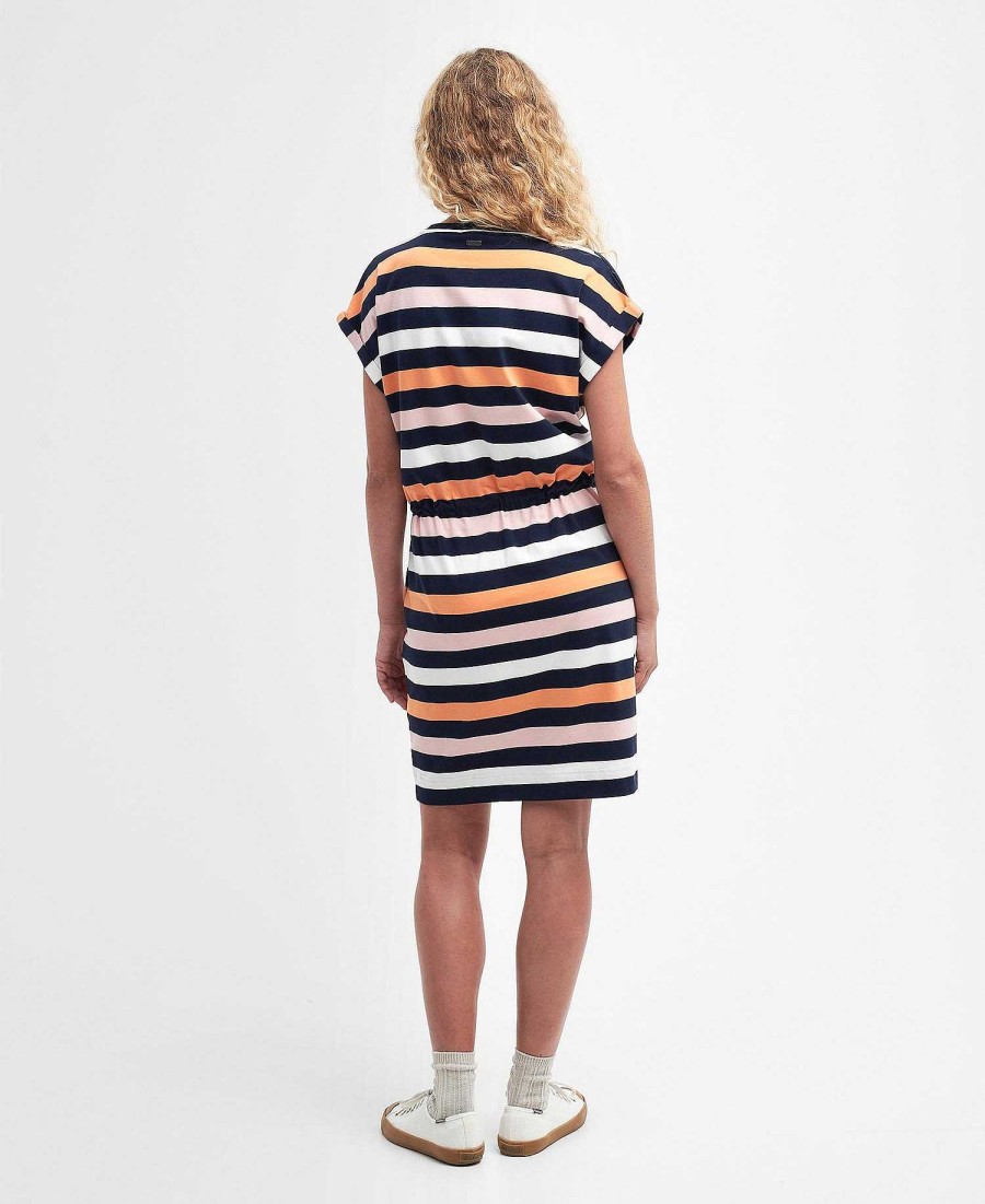 Women Barbour | Marloes Striped T-Shirt Dress