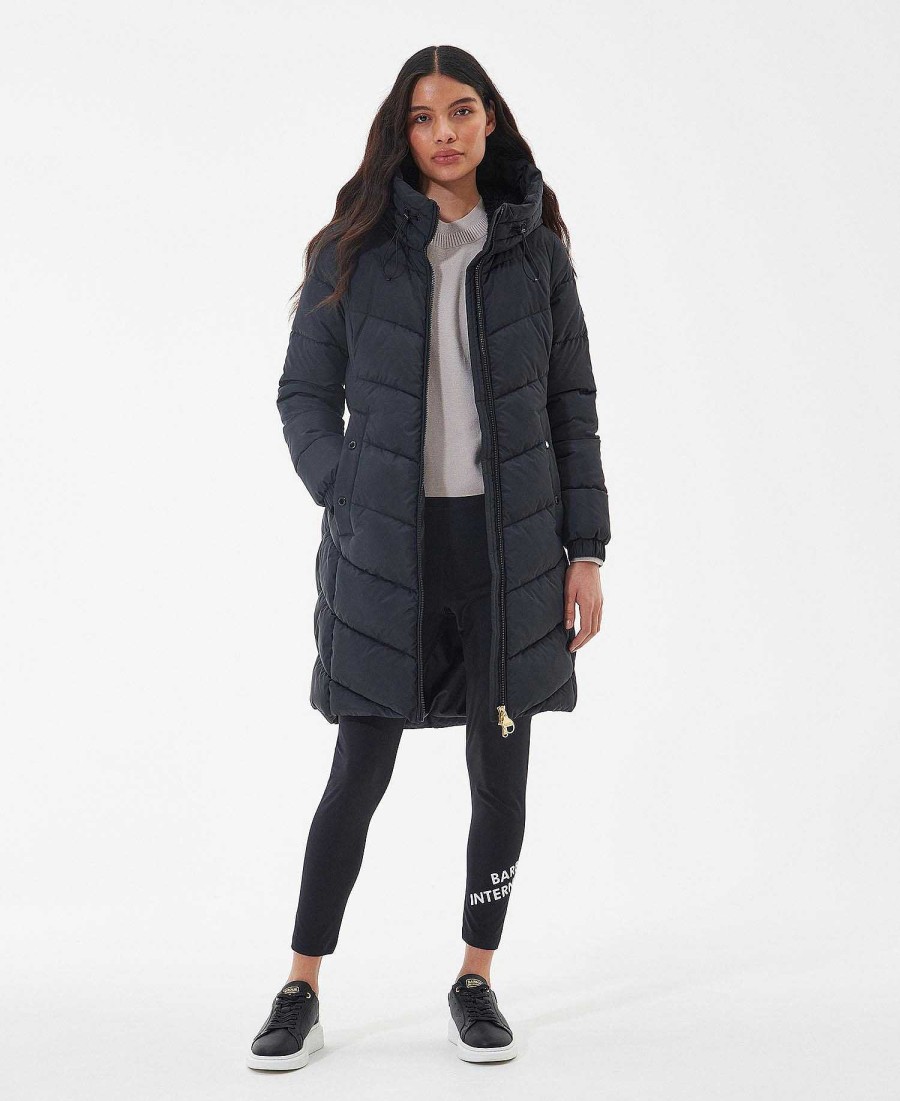 Women Barbour Quilted Jackets | Boston Longline Quilted Jacket