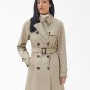 Women Barbour Waterproof Jackets | Short Greta Showerproof Trench Coat