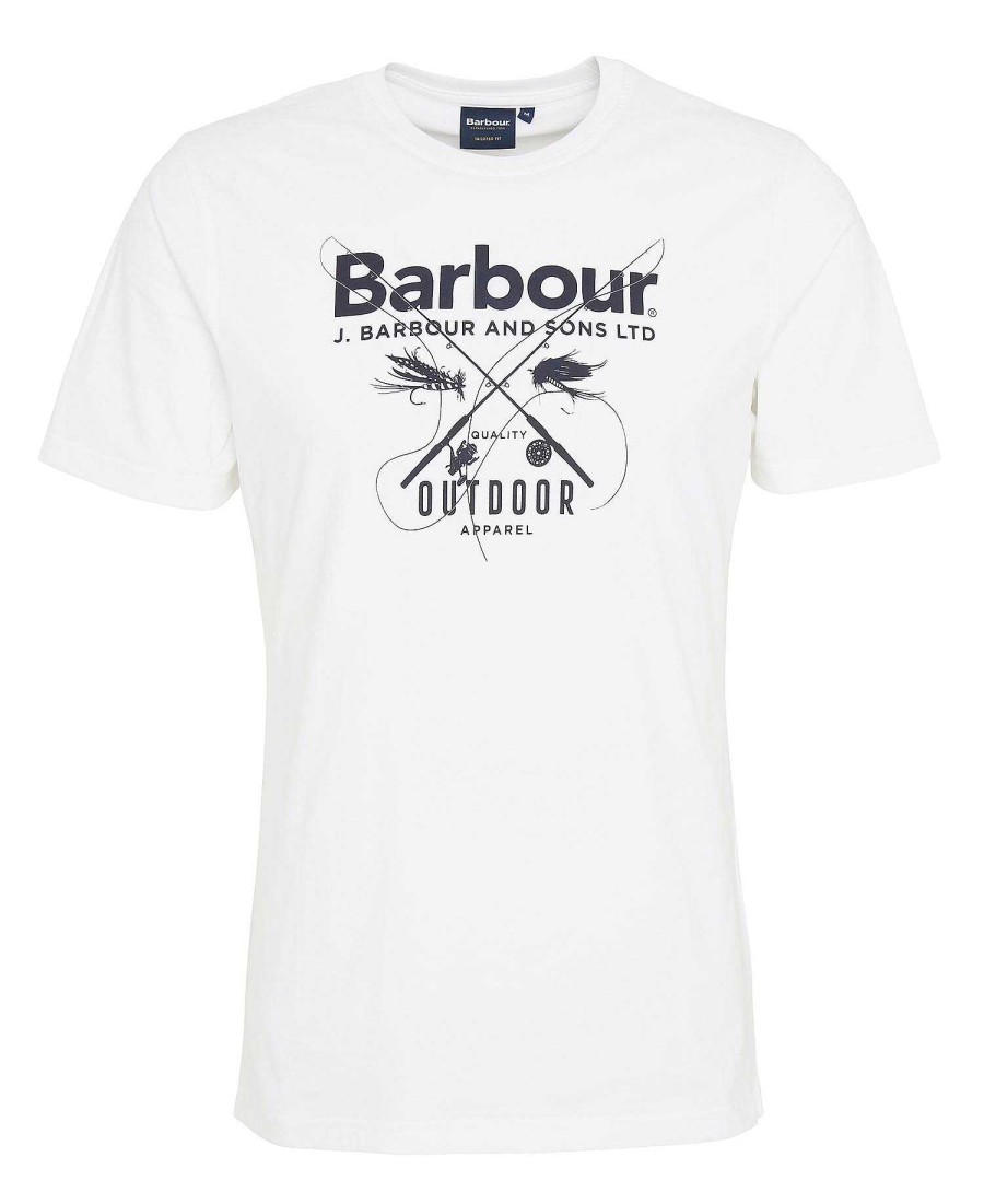 Men Barbour T-Shirts | Fly Graphic T-Shirt