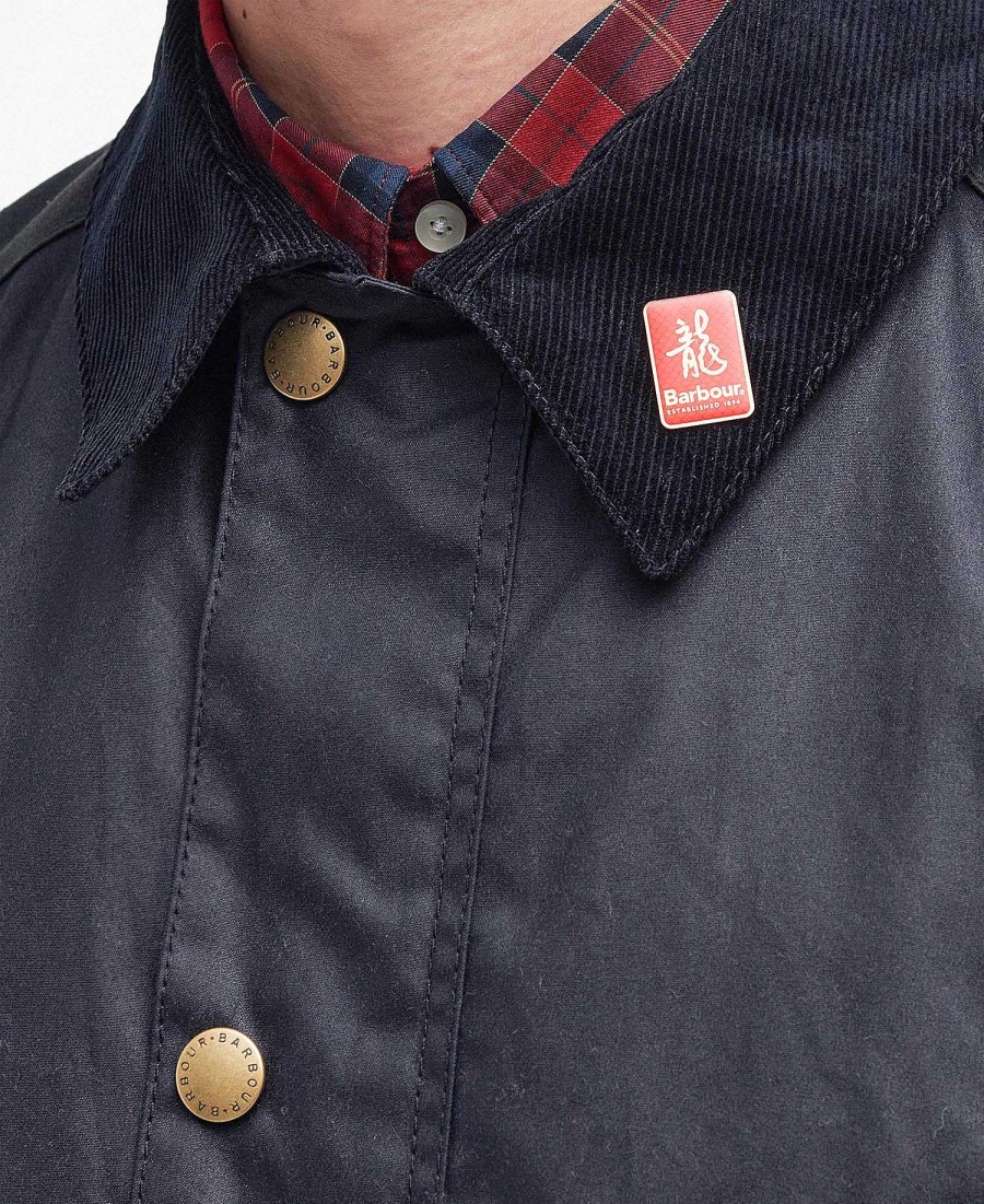 Men Barbour Waxed Jackets | Patchwork Ashby Waxed Jacket