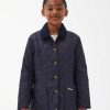 Kids Barbour Jackets | Girls Printed Liddesdale Quilted Jacket