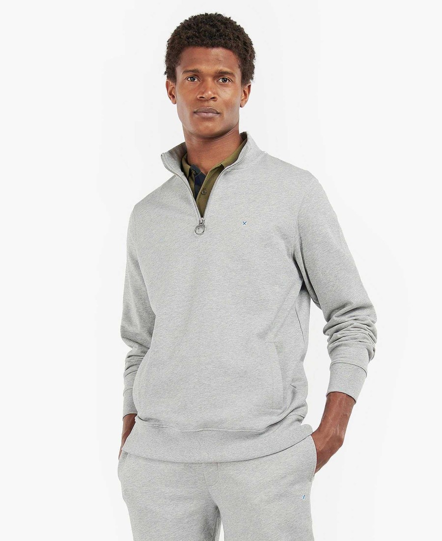 Men Barbour Hoodies & Sweatshirts | Rothley Half Zip Sweatshirt