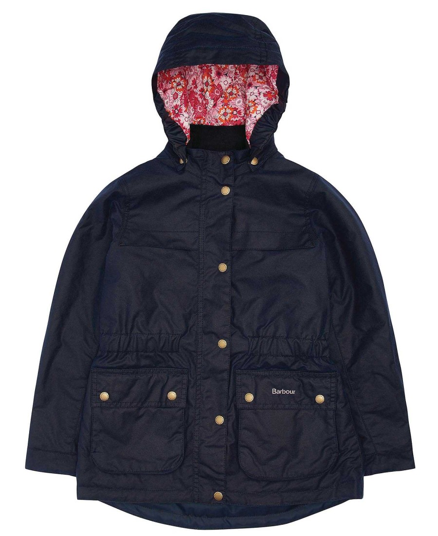 Kids Barbour Jackets | Girls' Cassley Wax Jacket