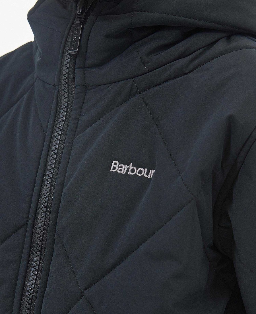 Kids Barbour Jackets | Boys Hooded Liddesdale Quilted Jacket