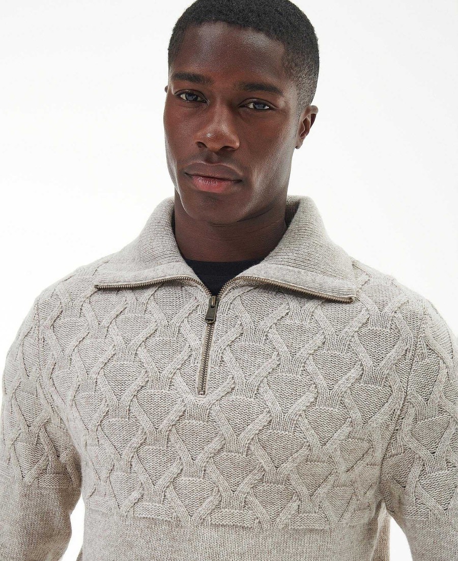 Men Barbour Jumpers | Breaker Knitted Jumper