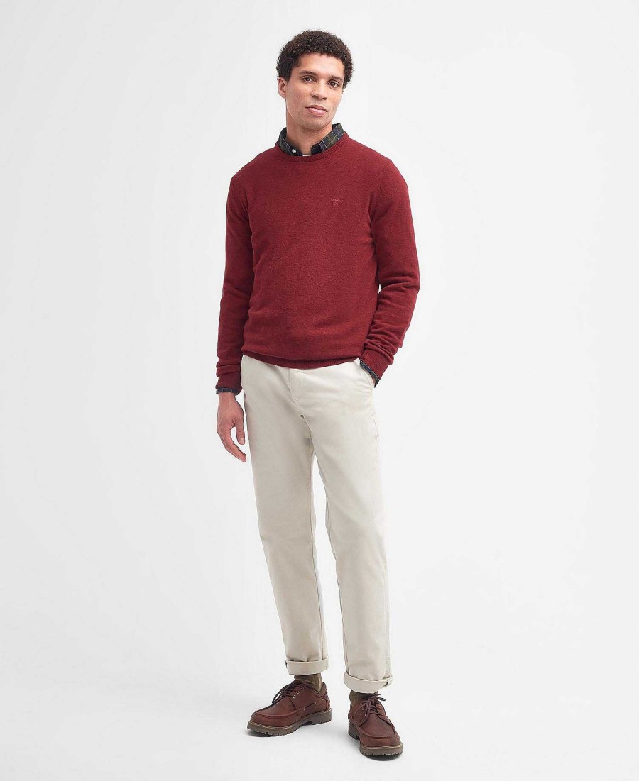 Men Barbour Jumpers | Essential Crew Neck Sweatshirt