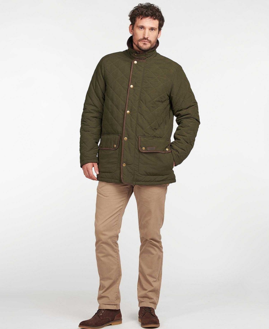 Men Barbour Quilted Jackets | Burton Quilted Jacket