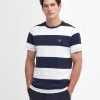 Men Barbour T-Shirts | Whalton Striped T-Shirt