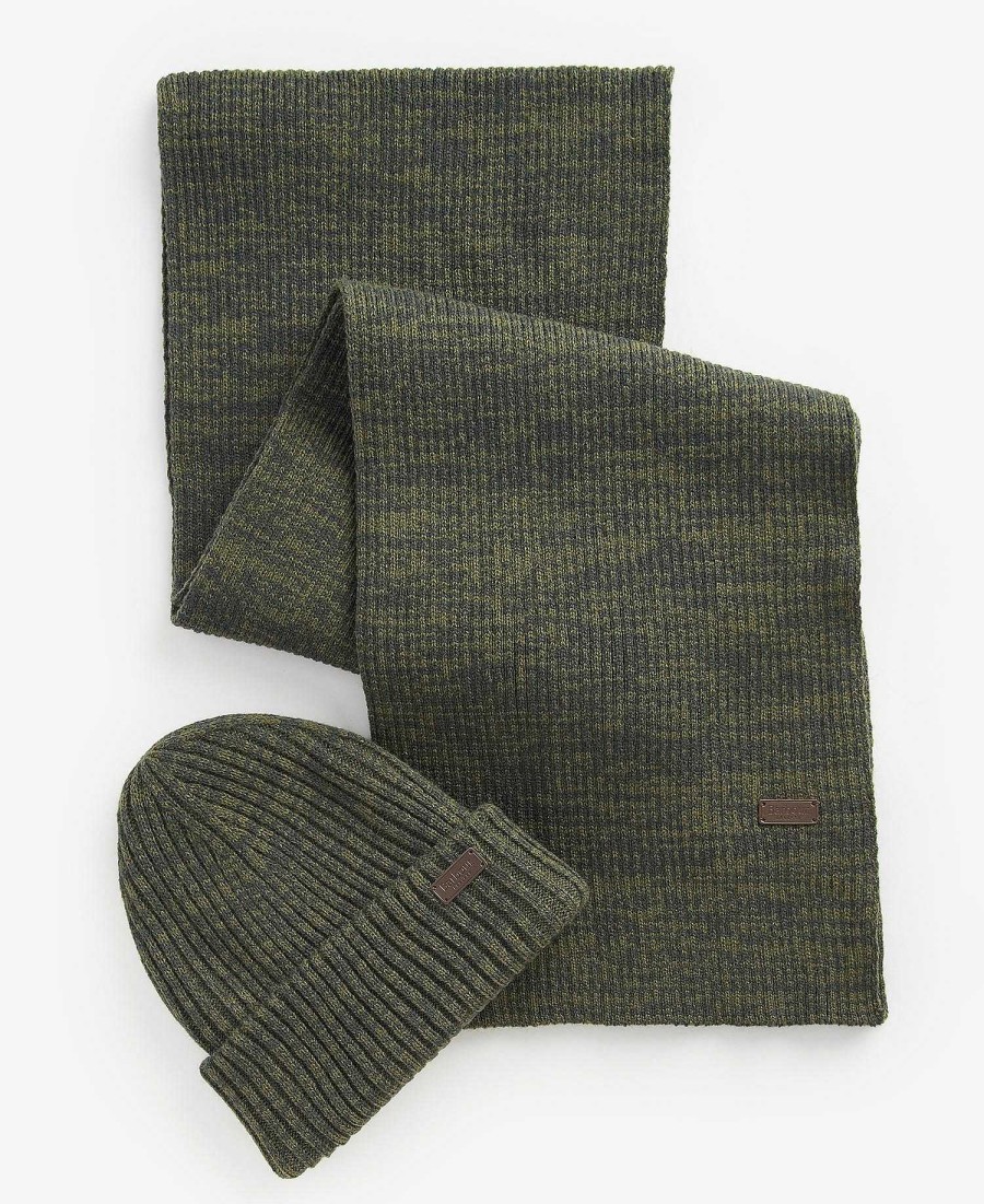 Accessories Barbour Scarves & Handkerchiefs | Crimdon Beanie & Scarf Gift Set