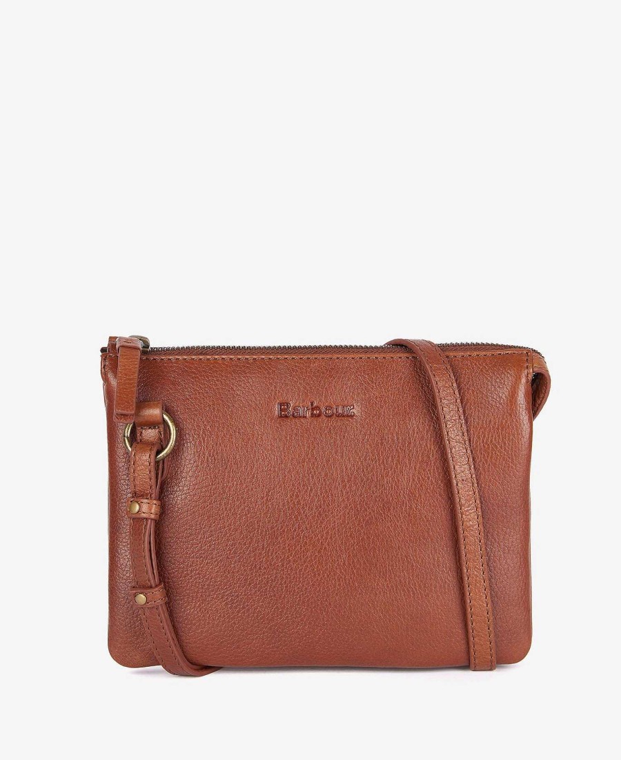 Accessories Barbour Purses | Lochy Leather Crossbody Bag