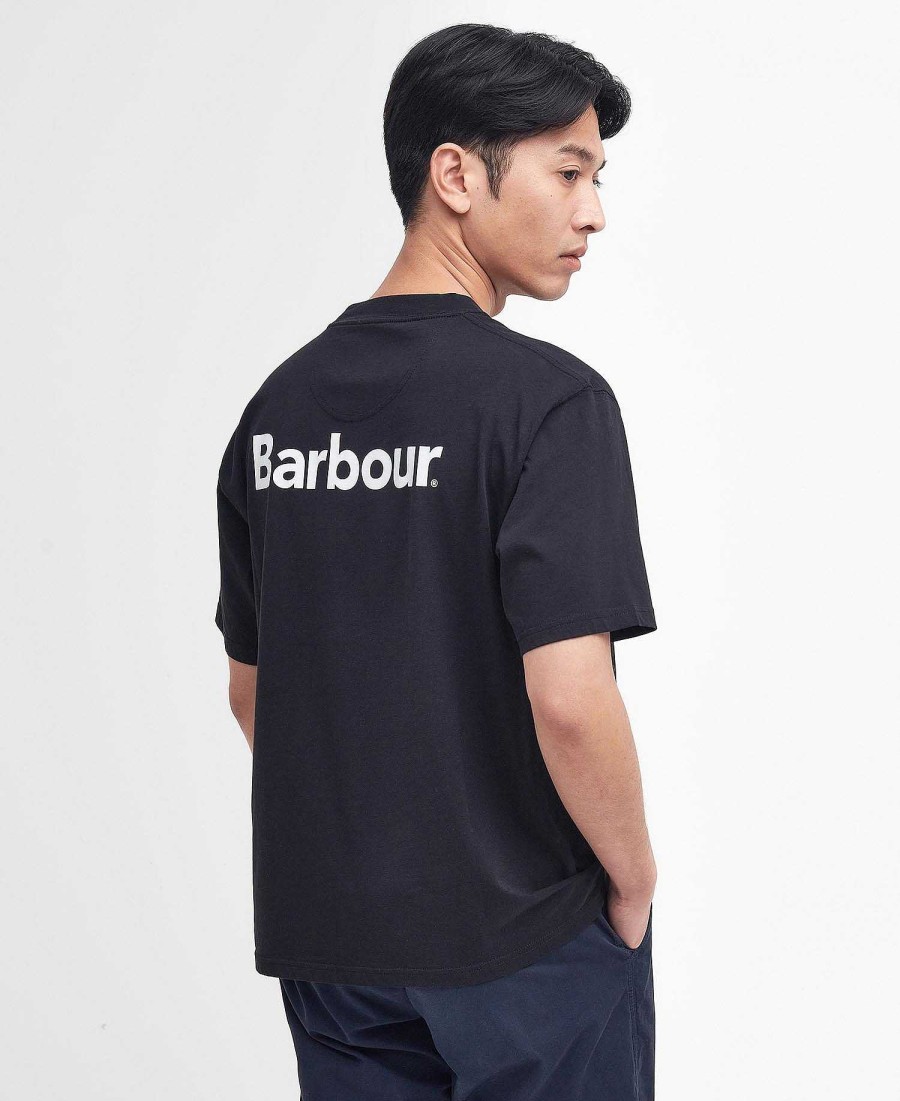 Men Barbour T-Shirts | Stowell Oversized T-Shirt