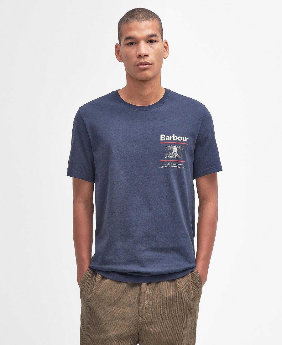 Men Barbour T-Shirts | Essential Reed T-Shirt