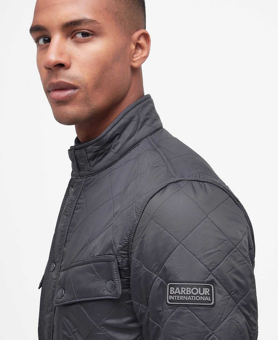 Men Barbour Quilted Jackets | Tourer Ariel Polar Quilted Jacket