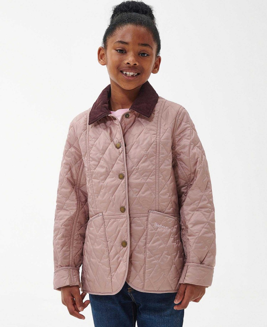 Kids Barbour Jackets | Girls Summer Liddesdale Quilted Jacket