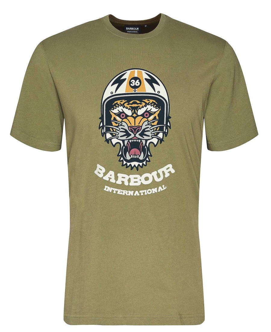 Men Barbour T-Shirts | Socket Graphic T-Shirt