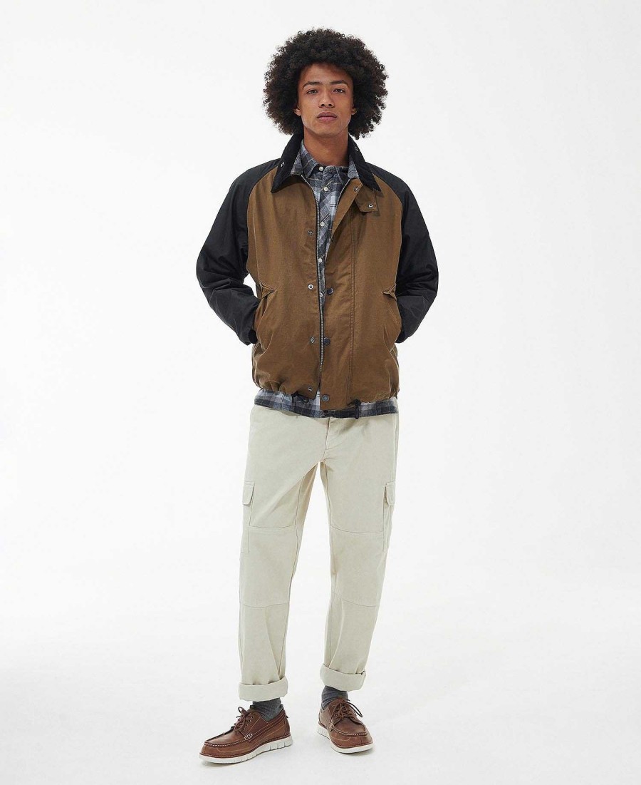 Men Barbour Waxed Jackets | Beacon Scoter Wax Jacket