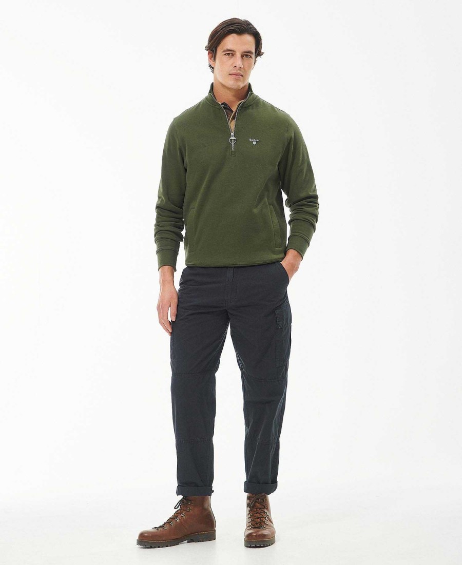 Men Barbour Hoodies & Sweatshirts | Rothley Half Zip Sweatshirt