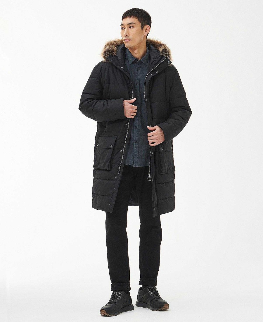 Men Barbour Waxed Jackets | Dowanside Wax Parka Jacket