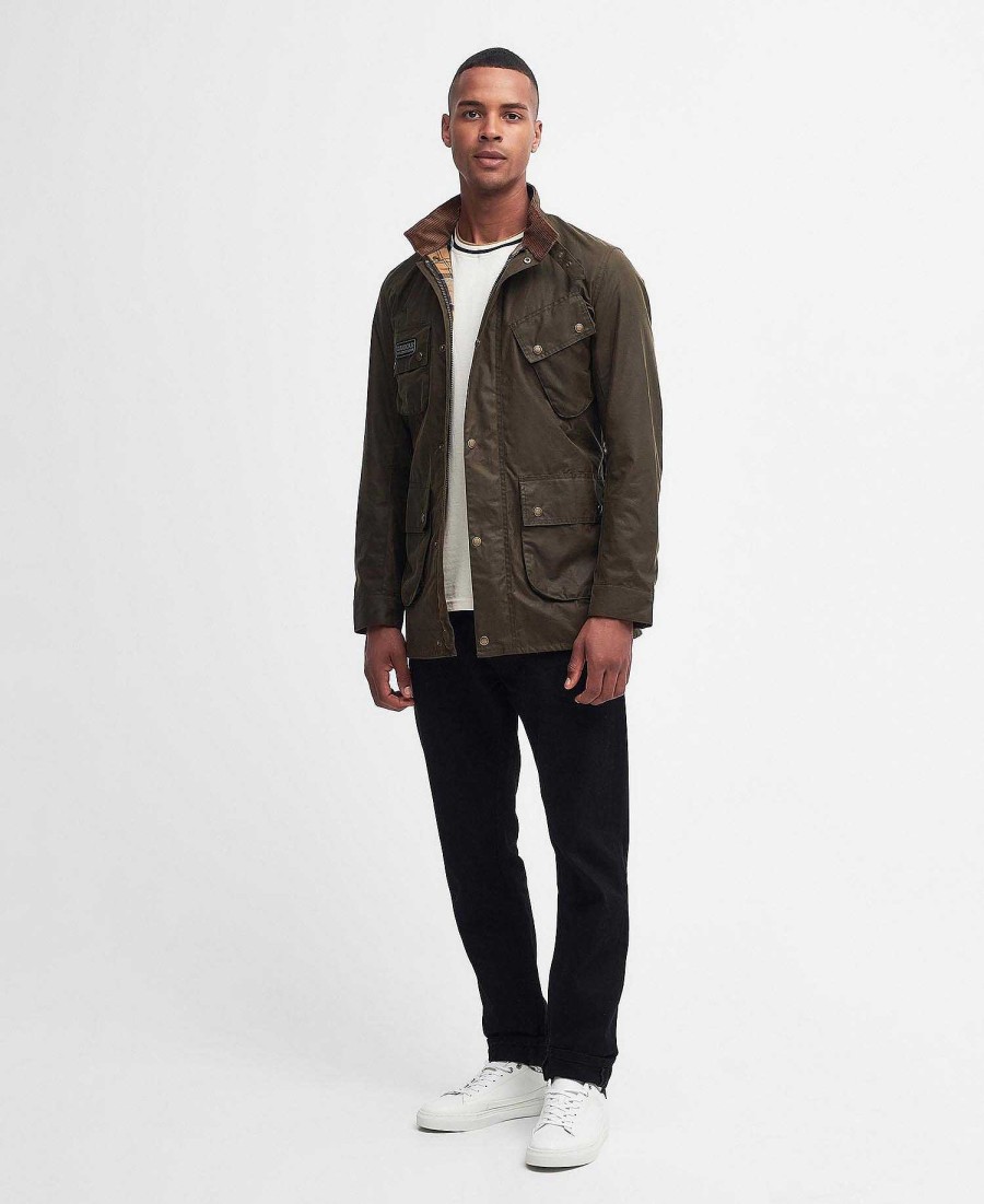 Men Barbour Waxed Jackets | Tourer Slim International Waxed Jacket