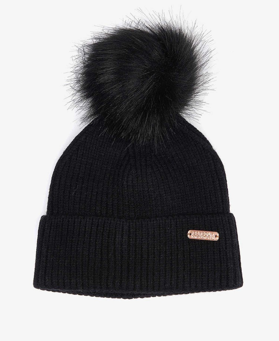 Accessories Barbour | Mallory Pom Beanie