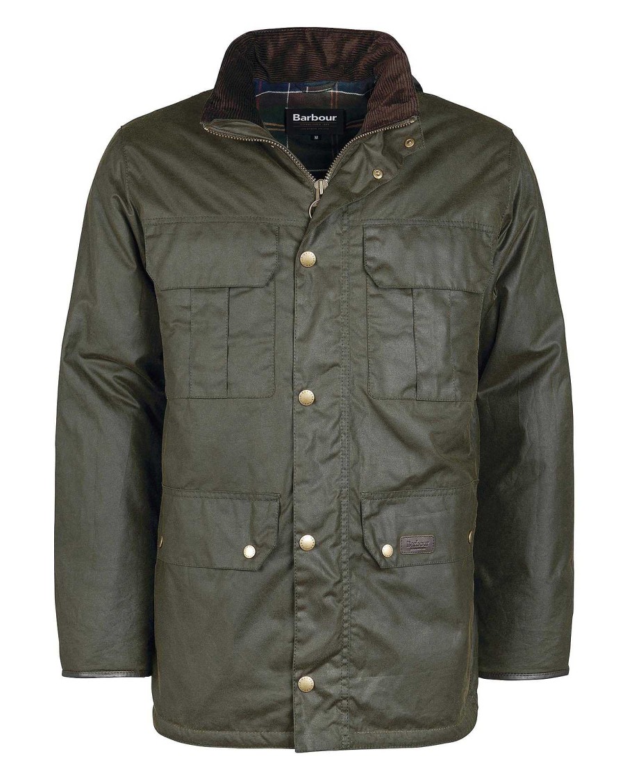 Men Barbour Waxed Jackets | Malcolm Wax Jacket