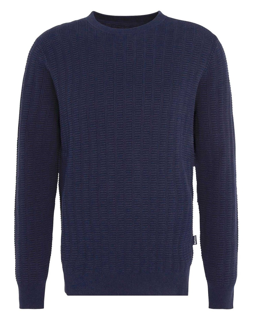 Men Barbour Jumpers | Chathil Crew Neck Jumper