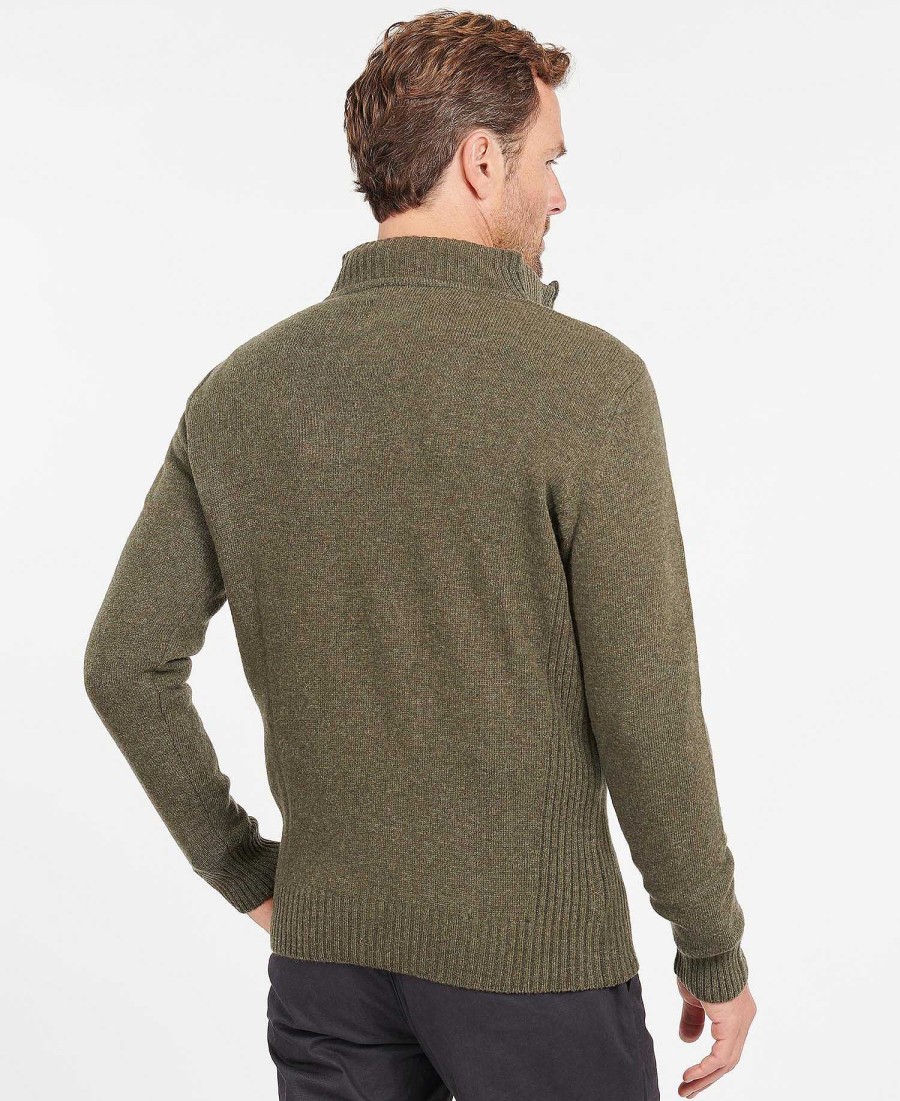 Men Barbour Jumpers | Nelson Essential Half Zip Sweatshirt