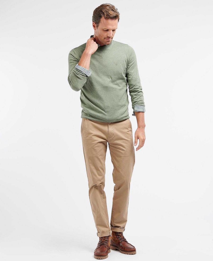 Men Barbour Jumpers | Light Cotton Sweatshirt