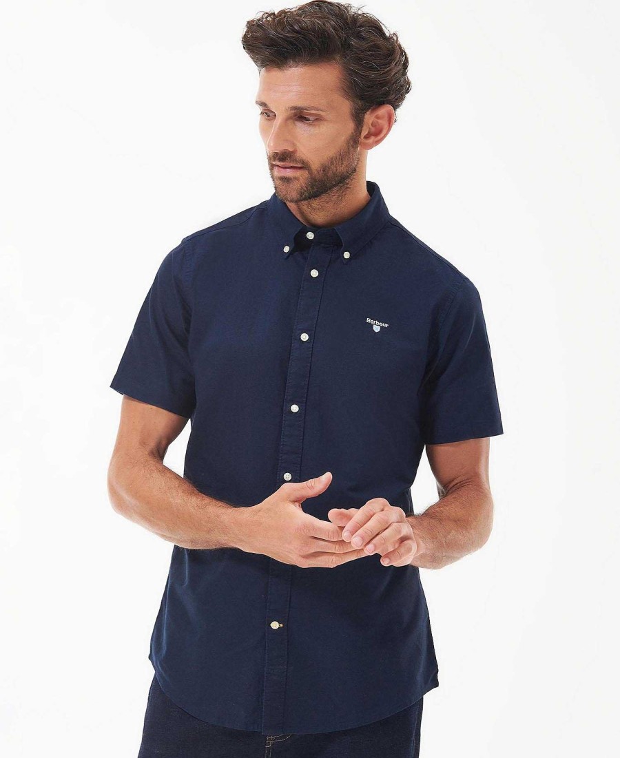 Men Barbour Shirts | Oxford Short Sleeve Tailored Shirt