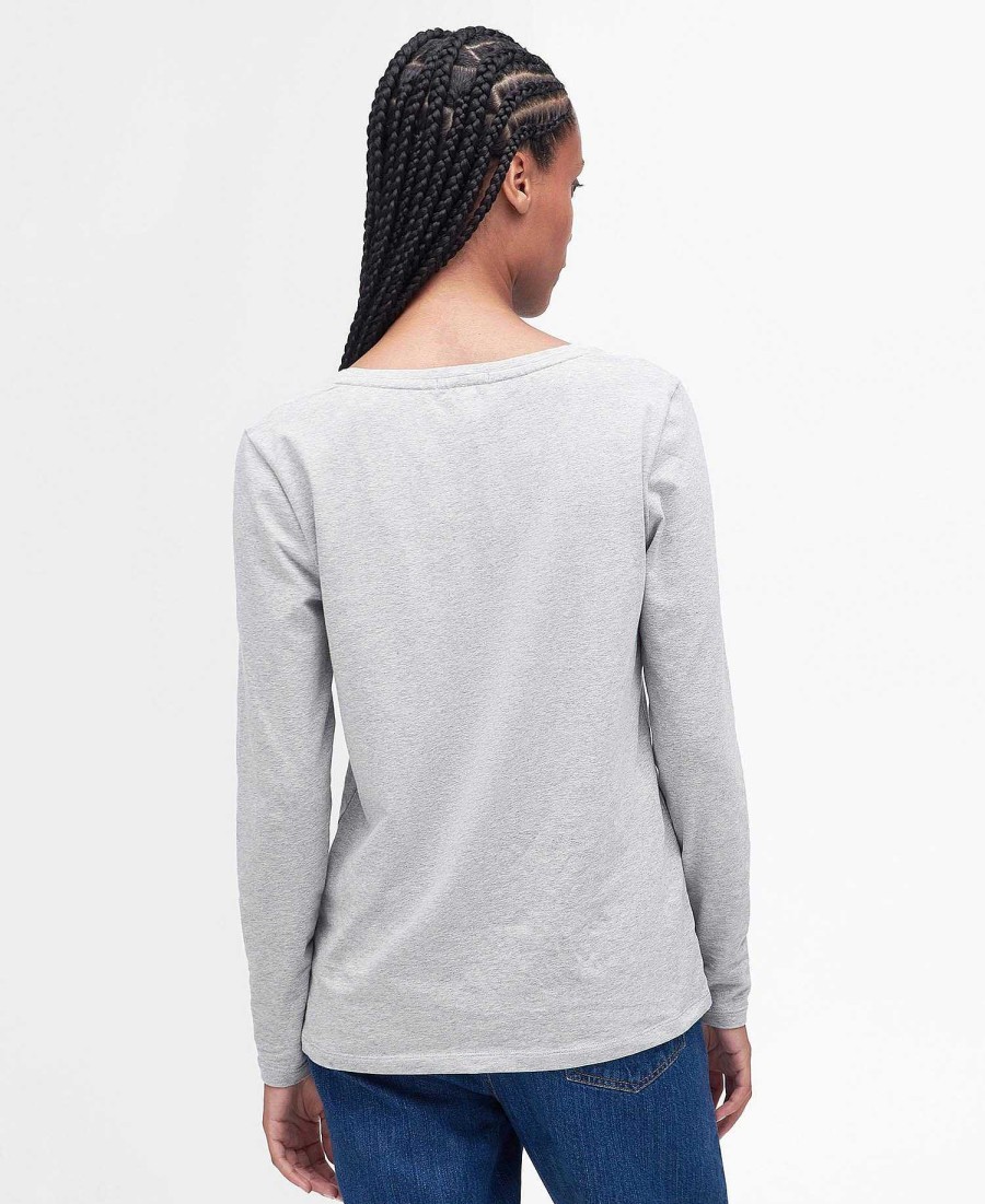 Women Barbour T-Shirts | Fairsfield Long-Sleeved T-Shirt