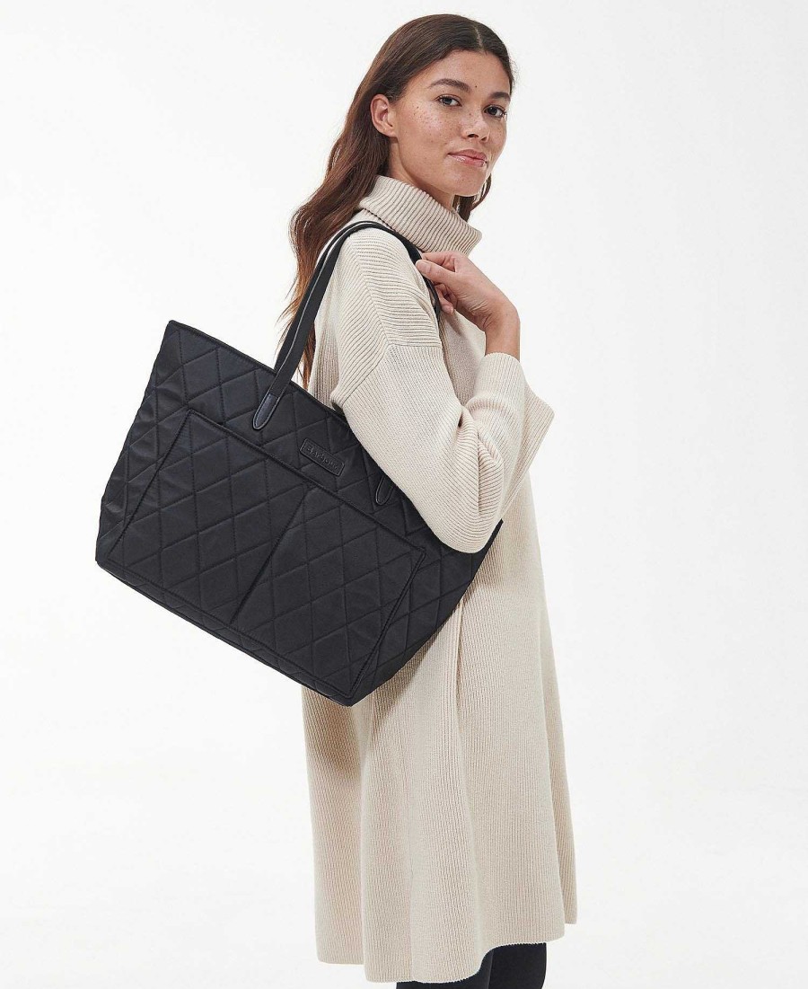 Accessories Barbour Bags & Luggage | Quilted Tote Bag