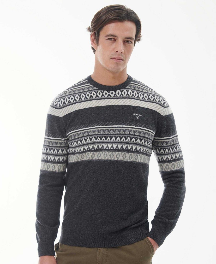 Men Barbour Jumpers | Winterborne Fairisle Sweatshirt