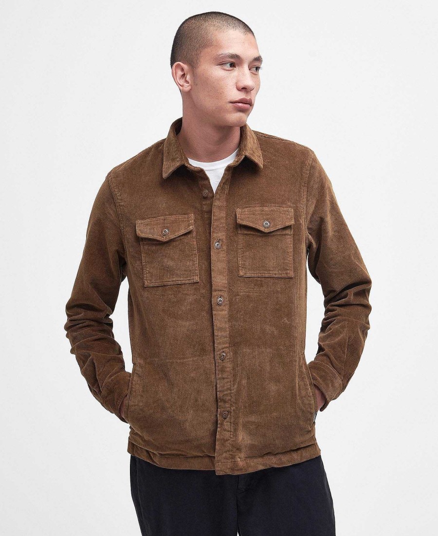 Men Barbour Shirts | Cord Overshirt