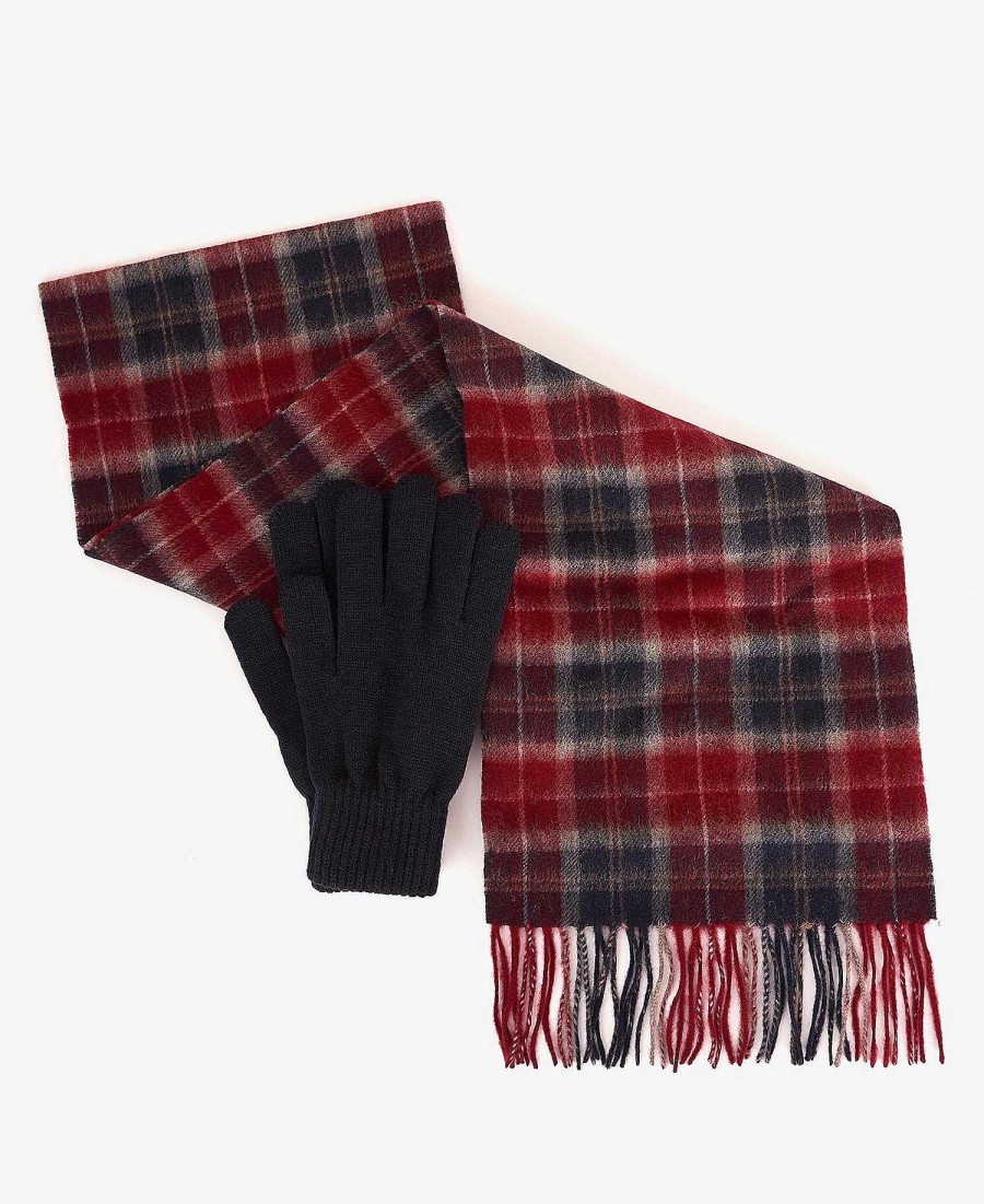 Accessories Barbour Scarves & Handkerchiefs | Tartan Scarf & Glove Gift Set