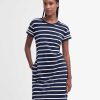 Women Barbour | Otterburn Striped Midi Dress