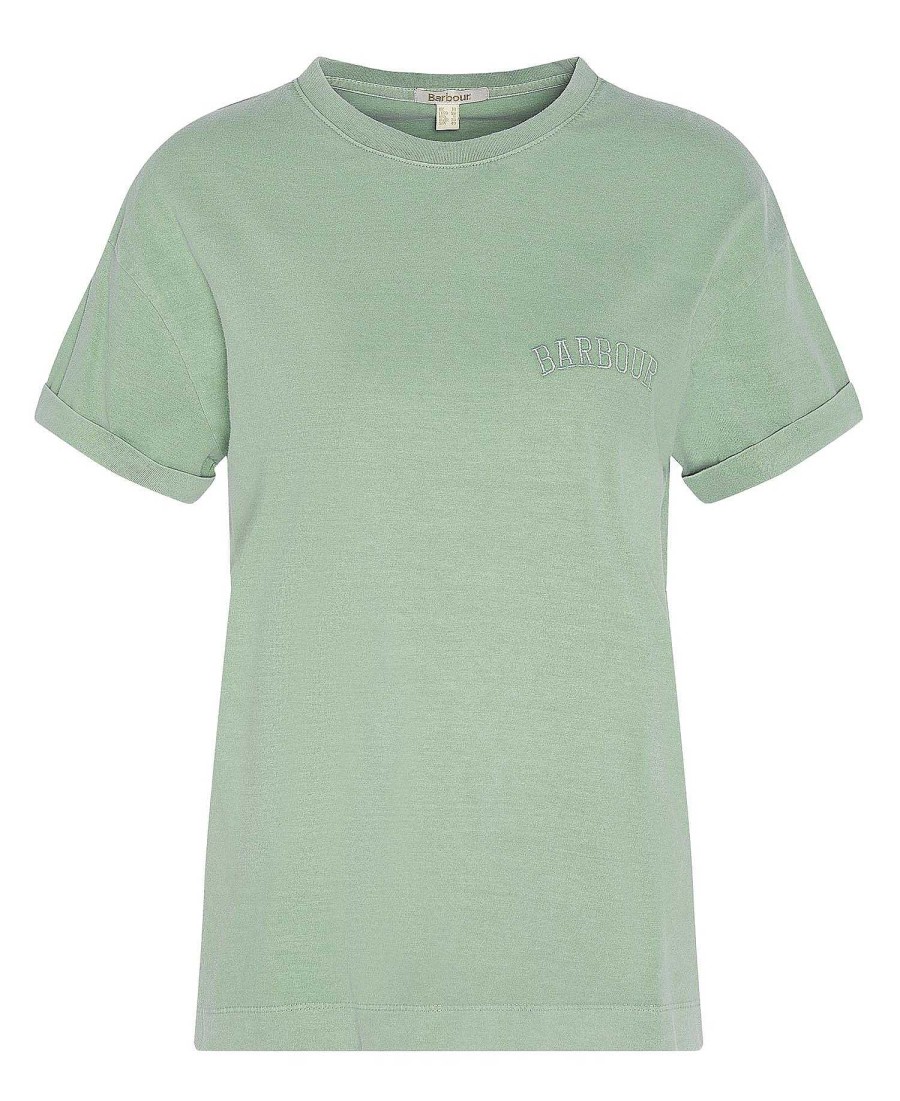 Women Barbour T-Shirts | Sandgate Logo T-Shirt