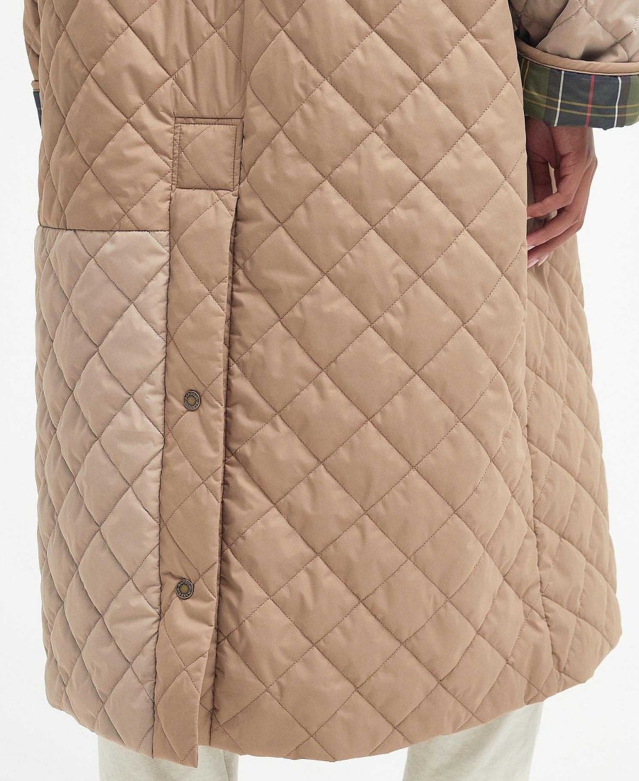 Women Barbour Quilted Jackets | Barbour X Ganni Burghley Quilted Jacket