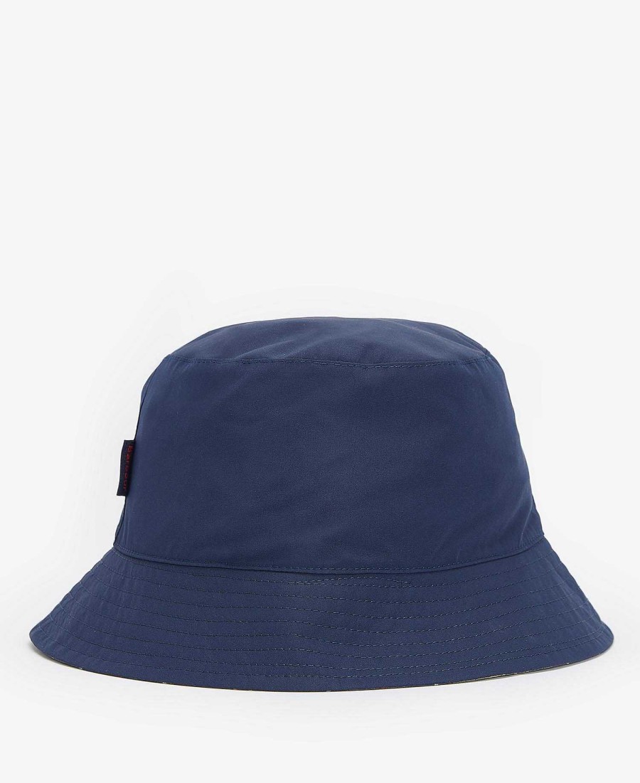 Accessories Barbour Hats & Gloves | Hutton Reversible Bucket Hat