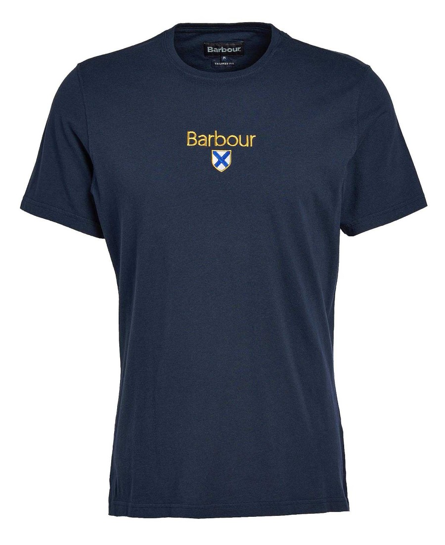 Men Barbour T-Shirts | Emblem T-Shirt