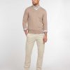 Men Barbour Jumpers | Pima Cotton V-Neck Jumper