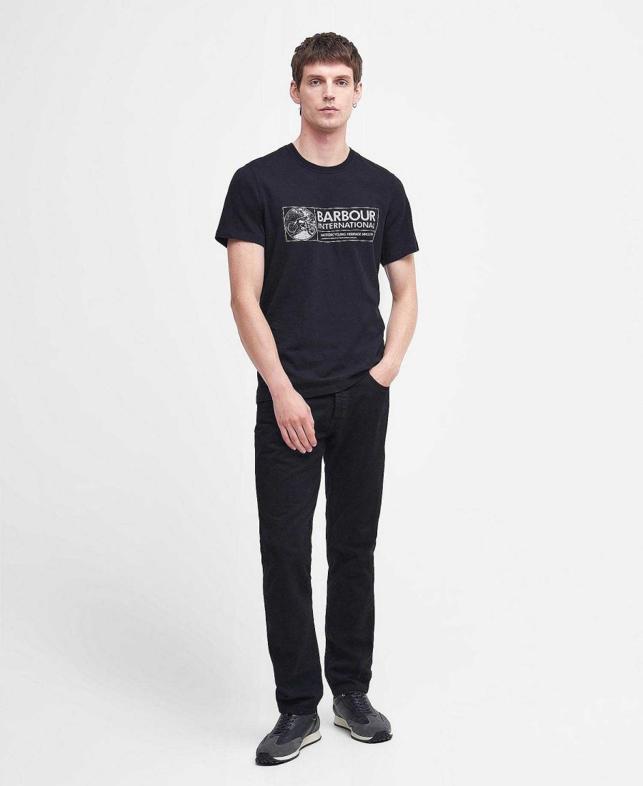 Men Barbour T-Shirts | Chisel Graphic T-Shirt