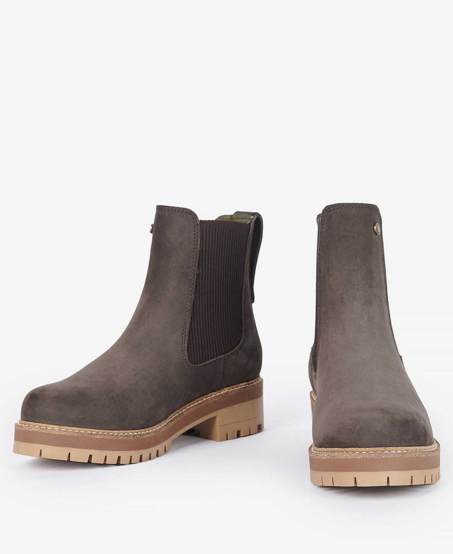 Women Barbour Boots | Heather Chelsea Boots