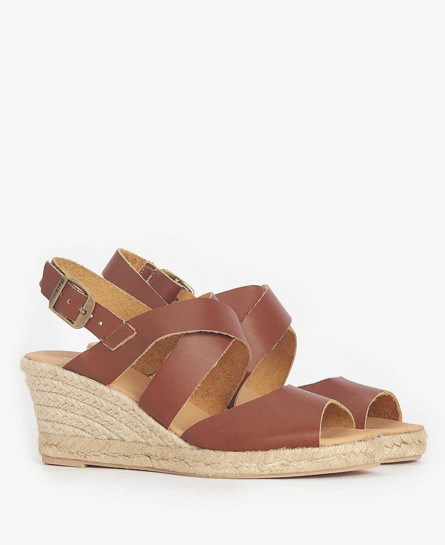 Women Barbour Sandals | Yolanda Espadrille Wedges