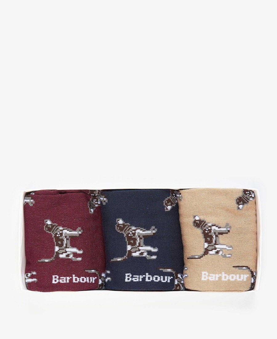 Accessories Barbour Socks | Pointer Dog Socks Gift Box