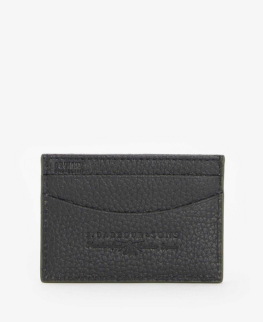 Accessories Barbour Wallets & Card Holders | Grain Leather Card Holder