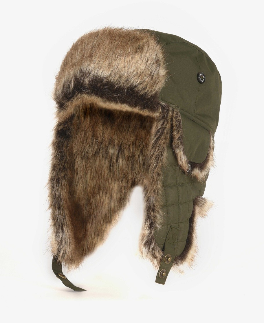 Accessories Barbour Hats & Gloves | Cleadon Trapper Hat