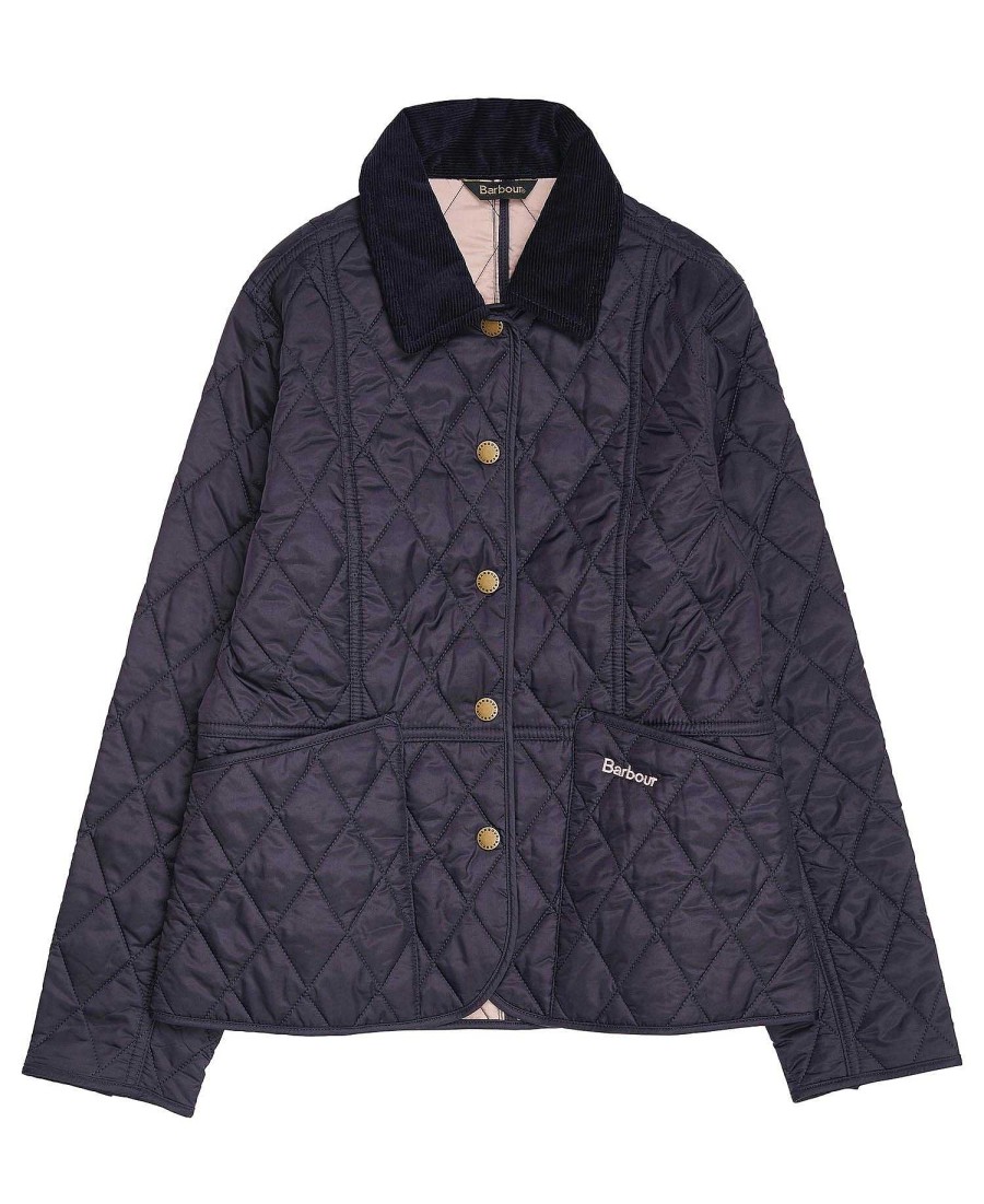 Kids Barbour Jackets | Girls Summer Liddesdale Quilted Jacket