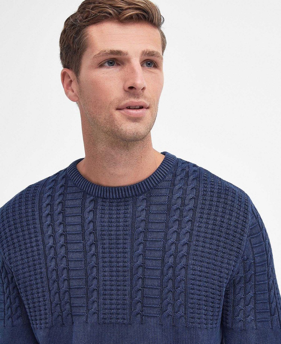 Men Barbour Jumpers | Ilderton Crew Neck Jumper